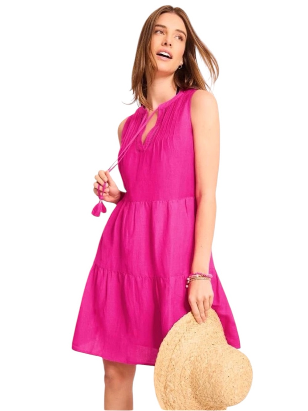 NWT Tommy Bahama St. Lucia Sleeveless Tiered Dress XL